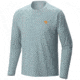 Mountain Hardwear MHW Logo Tee Long Sleeve - Men's-Heather Ice Shadow-Small