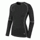 Mountain Hardwear Micro Power Stretch Long Sleeve Crew - Women's-Black-X-Small