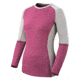 Mountain Hardwear Micro Power Stretch Long Sleeve Crew - Women's-Cerise / Cool Grey-Small