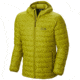 Mountain Hardwear Micro Ratio Hooded Down Jacket - Men's-Python Green-X-Large