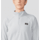 Mountain Hardwear Microchill 1/4 Zip Pullover - Womens, Glacial Heather, Large, 2048281097-L