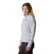 Mountain Hardwear Microchill 2.0 Zip T - Womens, Glacial Heather, Large, 1677371097-GL