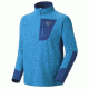 Mountain Hardwear Microstretch Zip Long Sleeve Clearance - Blue Horizon/Blue-Small