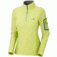 Mountain Hardwear Microstretch Zip T - Women's-Neon Light-Small