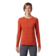 Mountain Hardwear Mighty Stripe Long Sleeve T - Womens, Dark Clay, Extra Small, 1847611840-XS