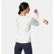 Mountain Hardwear Mighty Stripe Long Sleeve T - Womens, Fogbank, Small, 1847611102-S