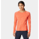 Mountain Hardwear Mighty Stripe Long Sleeve T - Womens, Solstice Red, Medium, 1847611804-M