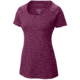 Mountain Hardwear Mighty Stripe Short Sleeve T - Women's-Red Plum-X-Large