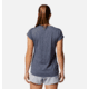 Mountain Hardwear Mighty Stripe Short Sleeve Top - Womens, Blue Slate, Extra Large, 2027951417-XL