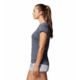 Mountain Hardwear Mighty Stripe Short Sleeve Top - Womens, Blue Slate, Large, 2027951417-Blue Slate-L