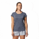 Mountain Hardwear Mighty Stripe Short Sleeve Top - Women's, Blue Slate, Large, 2027951417-Blue Slate-L
