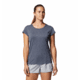 Mountain Hardwear Mighty Stripe Short Sleeve Top - Womens, Blue Slate, Large, 2027951417-Blue Slate-L