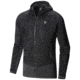 Mountain Hardwear Monkey Grid Hooded Fleece Jacket - Mens, Black, Extra Large, 1793001010-XL