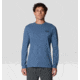 Mountain Hardwear Box Logo Long Sleeve Shirt - Men's, Adriatic Blue, M, 2142581-444-M