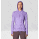 Mountain Hardwear Crater Lake Long Sleeve Hoody - Women's, Harbor Violet Prismatic Print, M, 1829681-561-M