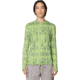 Mountain Hardwear Crater Lake Long Sleeve Hoody - Women's, Bright Lichen Shadowdye XS Print, M, 1829681363-363-M