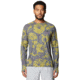 Mountain Hardwear Crater Lake Long Sleeve Top - Men's, Adriatic Blue Spore Dye Print, S, 190423018062