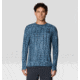 Mountain Hardwear Crater Lake Long Sleeve Tops - Men's, Adriatic Blue Prismatic Print, M, 1982421-444-M