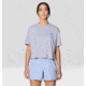 Mountain Hardwear Fossils W Boxy Crop Top - Women's, Hardwear Grey Heather, L, 2149631-057-L