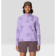Mountain Hardwear Microchill Half Zip Sweatshirt - Women's, Harbor Violet Screens Print, L, 2104261-560-L