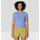 Mountain Hardwear Peak Knit Short Sleeve Shirt - Women's, Best Coast Blue, L, 2113451-448-L