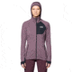 Mountain Hardwear Polartec Power Grid Full Zip Hoody - Women's, Blackberry Heather, Black, XL, 2104821-513-XL