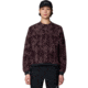 Mountain Hardwear Summit Grid Big Grid Crew - Women's, Deep Mulberry Shadowdye Print, S, 2170631510-510-S