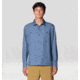 Mountain Hardwear Sun Drift Cooling Long Sleeve Shirt - Men's, Adriatic Blue, L, 2149301-444-L