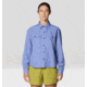 Mountain Hardwear Sun Drift Cooling Long Sleeve Shirt - Women's, Best Coast Blue, L, 2149161-448-L