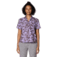 Mountain Hardwear Sun Drift Cooling Short Sleeve Shirt - Women's, Purple Sage Brushstrokes Print, L, 2149171-574-L