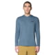 Mountain Hardwear Sunblocker Hoody - Men's, Adriatic Blue Heather, S, 2038381-443-S