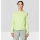 Mountain Hardwear Sunblocker Long Sleeve Hoody - Women's, Frozen In Lime, XL, 2067761-386-XL