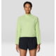 Mountain Hardwear Sunshield 1/2 Zip Top - Women's, Frozen In Lime, XS, 2110521-386-XS