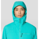 Mountain Hardwear Wind Veil Hooded Jacket - Women's, Aqua Marina, L, 2146771-354-L