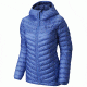 Mountain Hardwear Nitrous Hooded Down Jacket - Womens-Bright Bluet-Medium