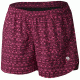 Mountain Hardwear Pacing Printed 5 in Short - Women's-Dark Raspberry-X-Large