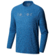 Mountain Hardwear Phases of the Space Station Long Sleeve Shirt - Mens, Heather Nightfall Blue, Medium, 1792821449-M