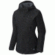 Mountain Hardwear Pyxiana Hooded Jacket - Womens-Black/Graphite-Small