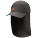Mountain Hardwear Ravi Flap Cap - Shark/State Orange-Large