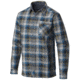 Reversible Flannel Plaid Long Sleeve Shirt - Mens-Phoenix Blue-XX-Large