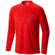 Mountain Hardwear River Gorge Long Sleeve Cree Shirt - Men's-Fiery Red-Large