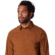 Mountain Hardwear Riveter Twill Long Sleeve Button Up Shirt - Mens, Golden Brown, Extra Large/Regular, OM2267233-XXL