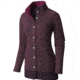 Sarafin Button Front Sweater - Womens-Dark Raspberry-Medium