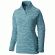 Snowpass Fleece Pullover - Womens-Heather Teal Green-Small