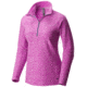 Mountain Hardwear Snowpass Fleece Zip T - Women's-Heather Foxglove-Large