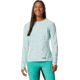 Mountain Hardwear Stretch Long Sleeve Crew Top - Womens, Pale Ice, Extra Small, 1942561428-XS