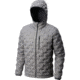 Mountain Hardwear StretchDown DS Hooded Jacket, Manta Grey, L, 1732001073-L