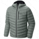 Mountain Hardwear StretchDown Hooded Jacket - Men's, Thunderhead Grey, Large