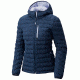 Mountain Hardwear StretchDown Hooded Jacket - Women's, Zinc, XS 1756301492-XS