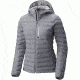 Mountain Hardwear StretchDown Hooded Jacket - Women's-Steam-Large